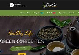 Template de sitio web ejemplo e-commerce